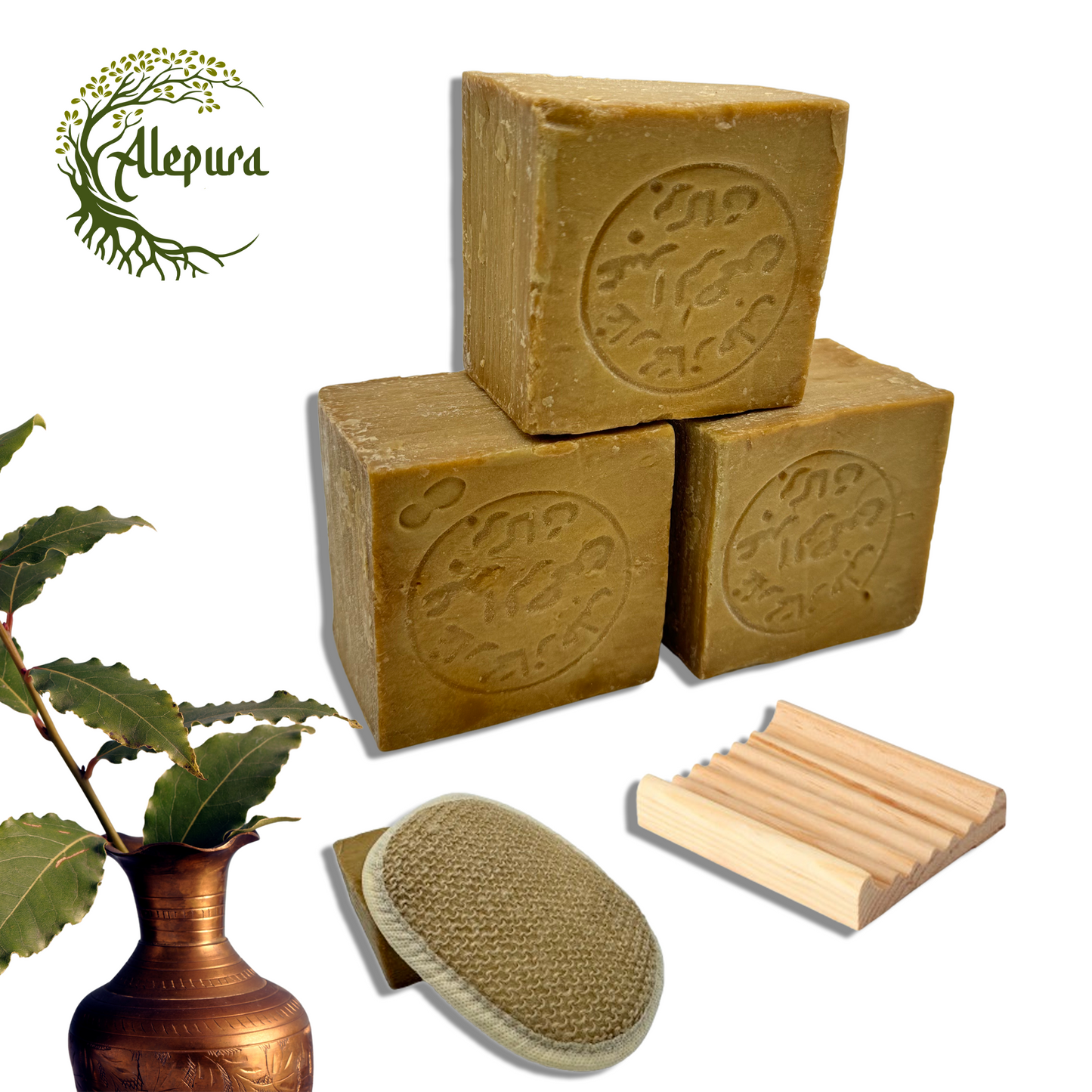 Geschenk Set - 3er Pack + Seifenablage